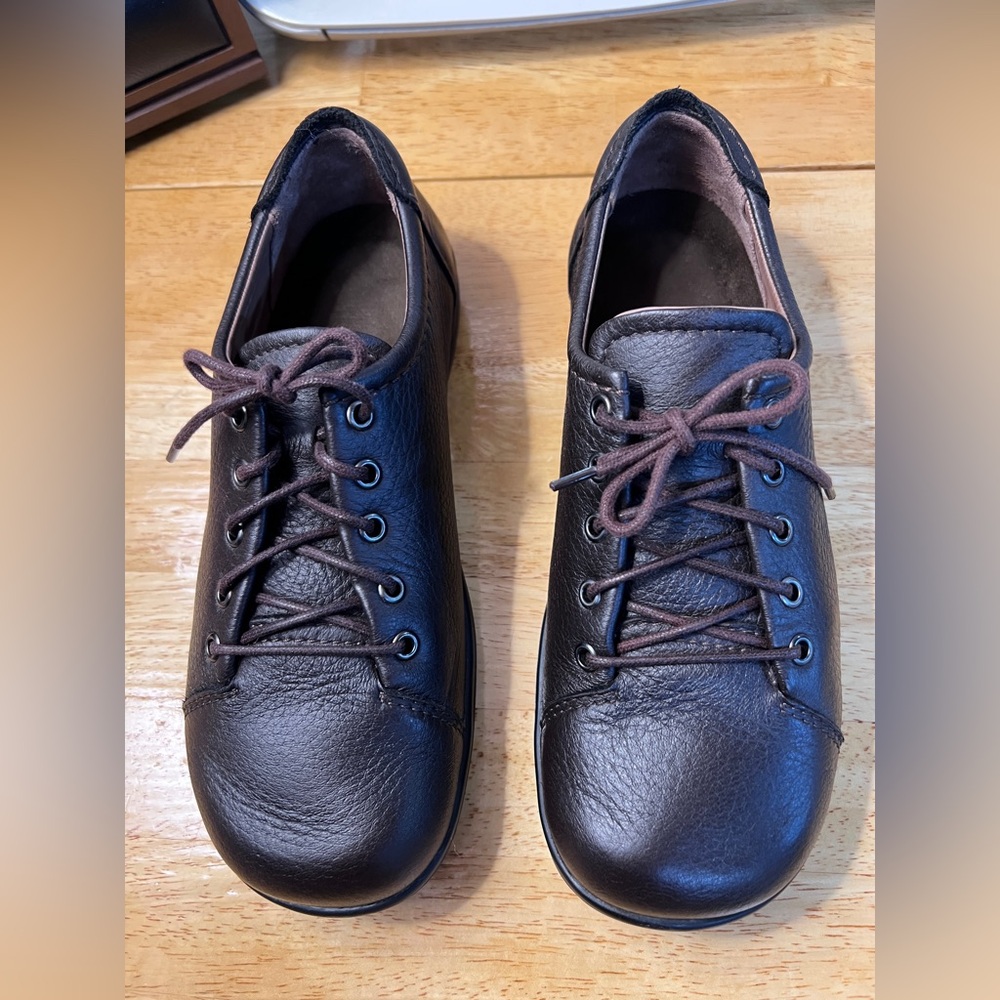 BÄR (BAR) Germany Women's Leather Lace-Up  Shoes US 6 Toe Freedom Comfort